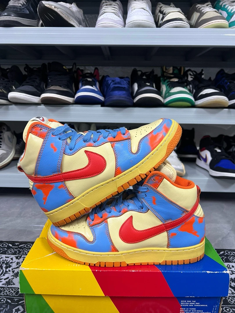 95新 maje 41码/dunk蓝酸洗橙休闲鞋/二手正品