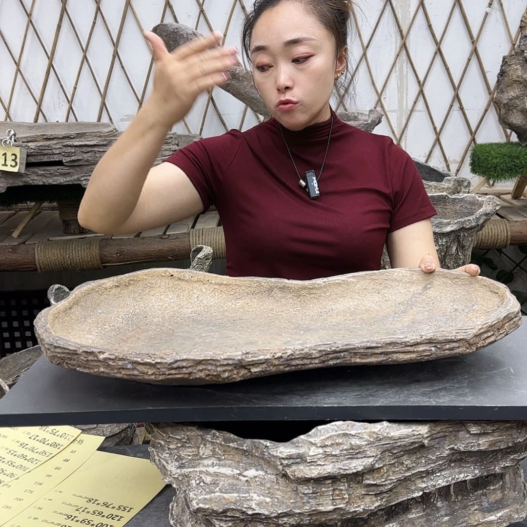盆景盆异形花盆鱼缸w60