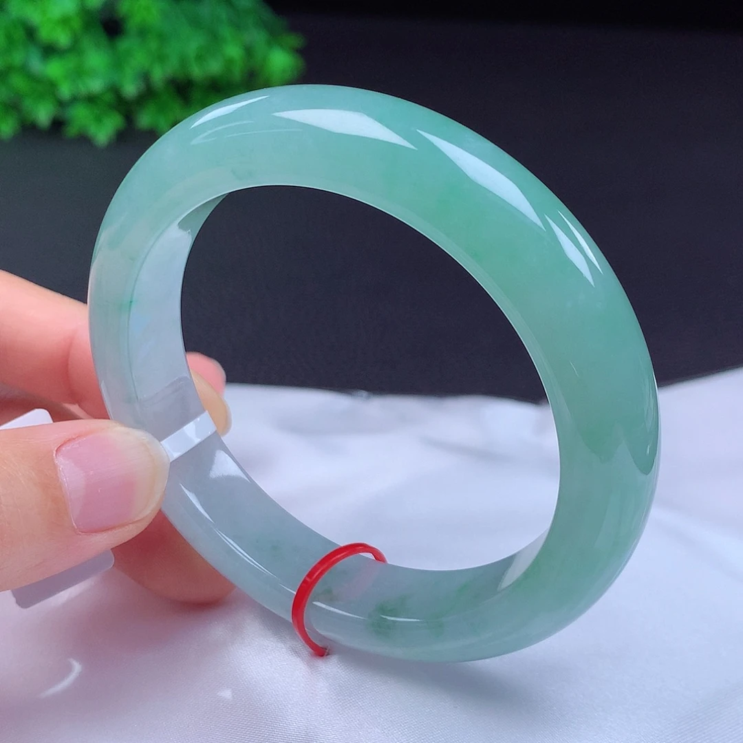 翡翠未镶嵌手镯58圈681213