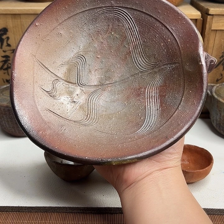 备前烧，岩本哲也壶承，