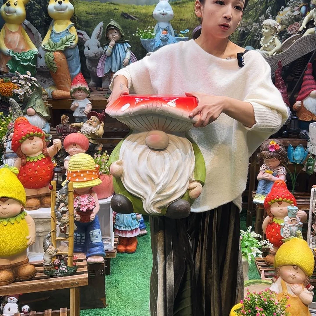 花园摆件红红火火