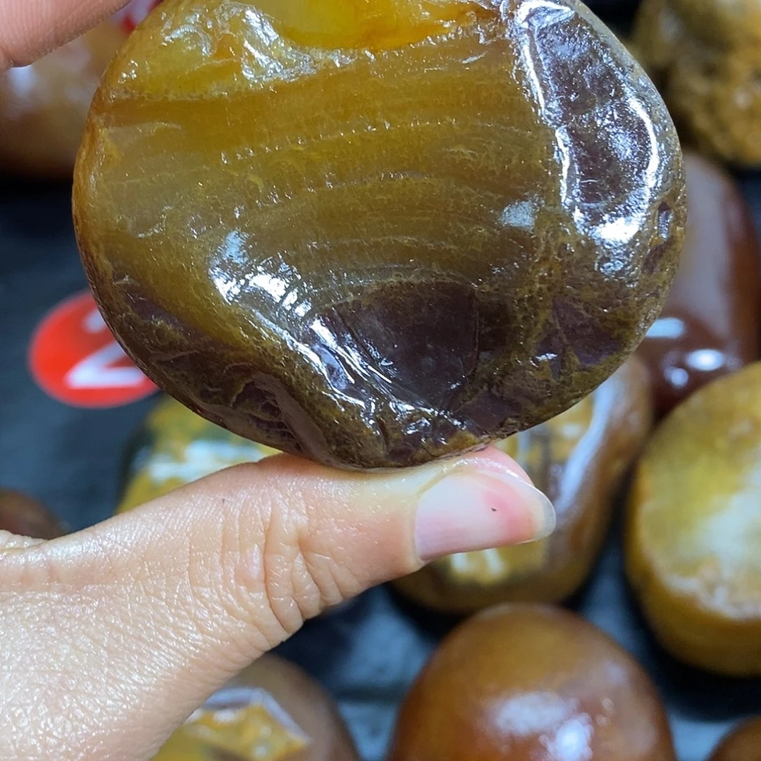 玛瑙/玉髓未镶嵌手把件