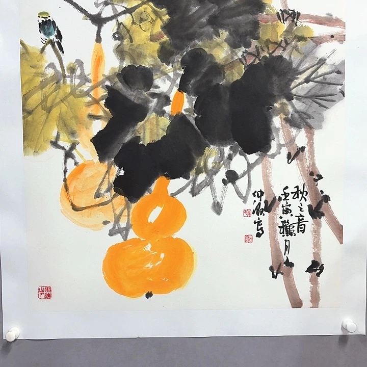 国画亲笔手绘放心去藏