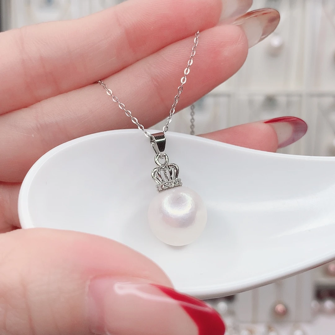 合金淡水珍珠吊坠(赠链)