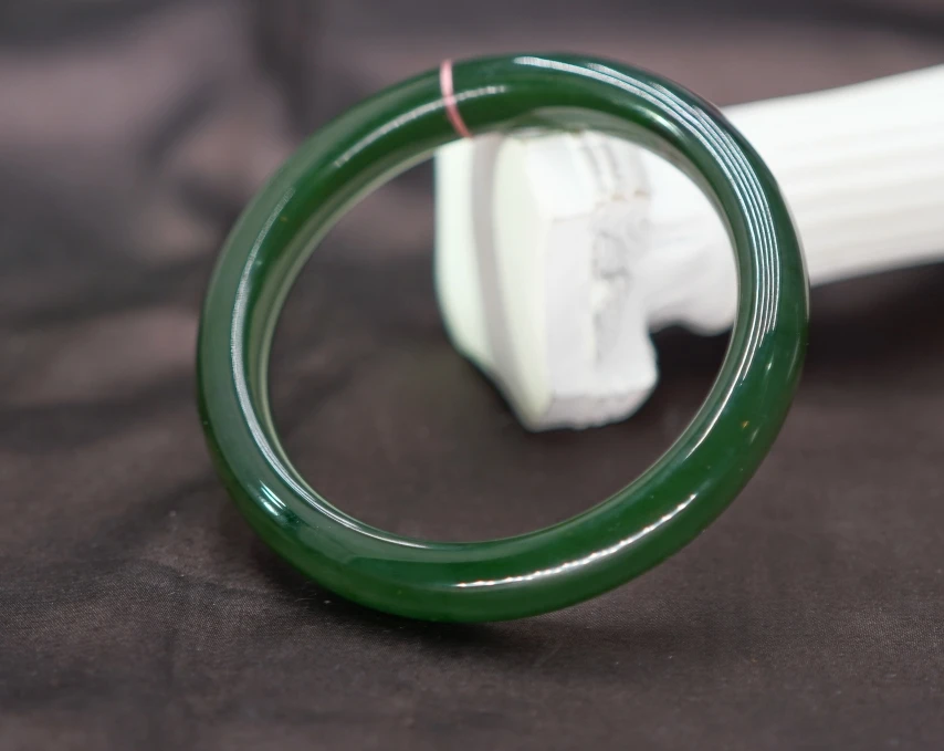 和田玉碧玉手镯 V021805