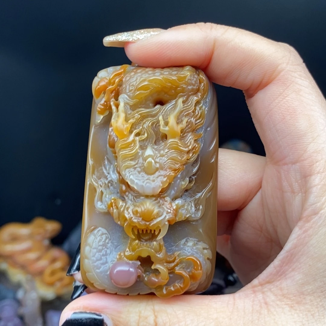 玛瑙/玉髓吊坠(不含链)未镶嵌.**.