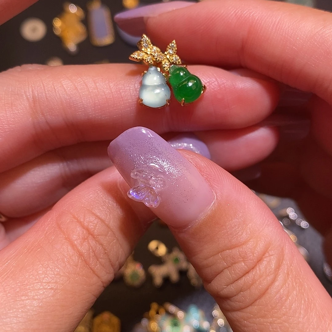 翡翠银S925镶嵌颈饰