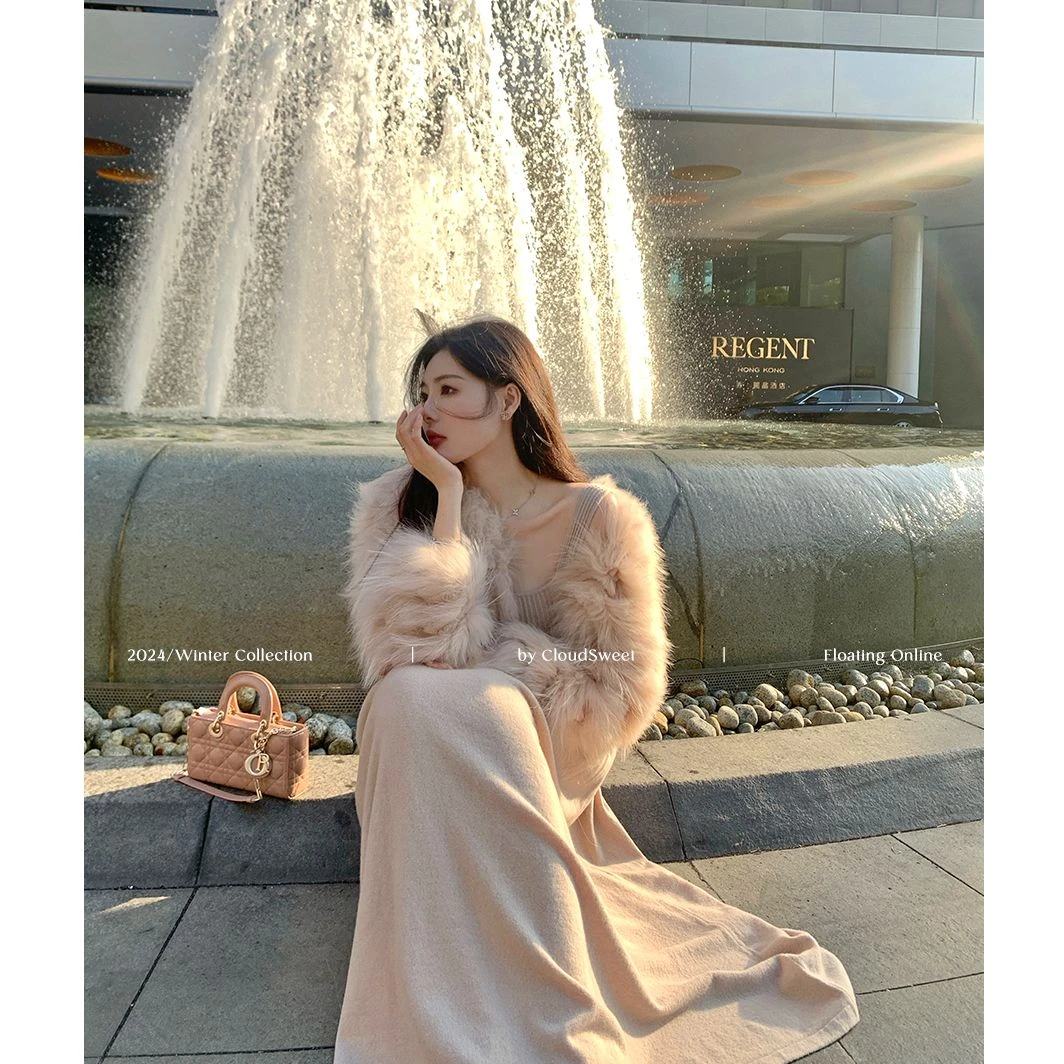 【CloudSweet 01/16 10:00】娇养韩女千金 貉子毛外套