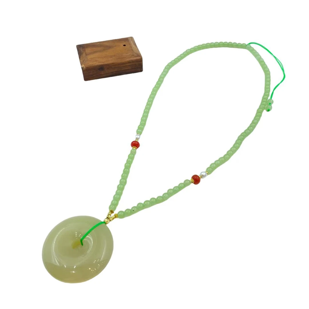 金丝玉清爽项链X963合金