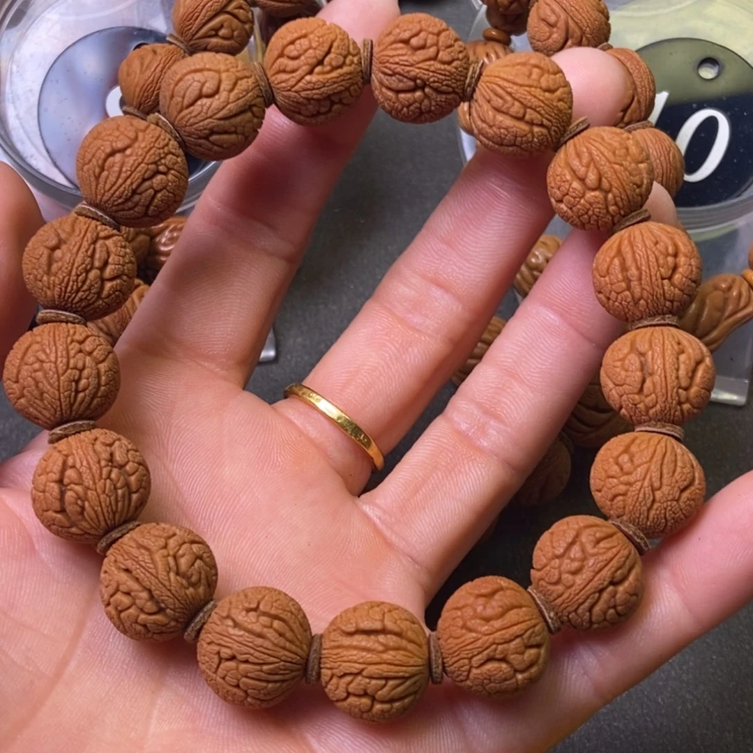 吊坠桃核陕西秦岭山桃核