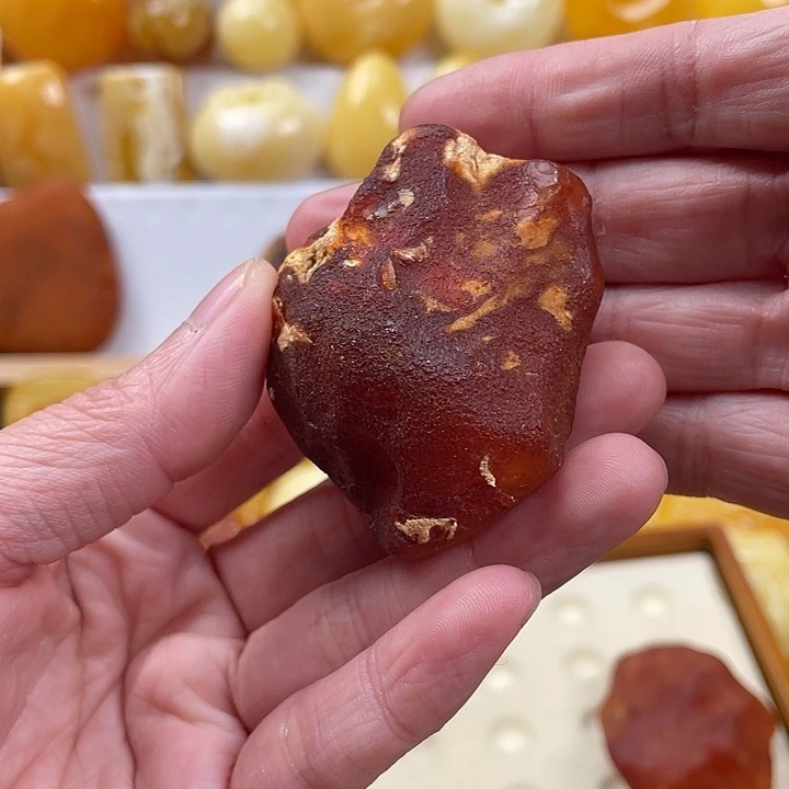 蜜蜡项链未镶嵌23.7克