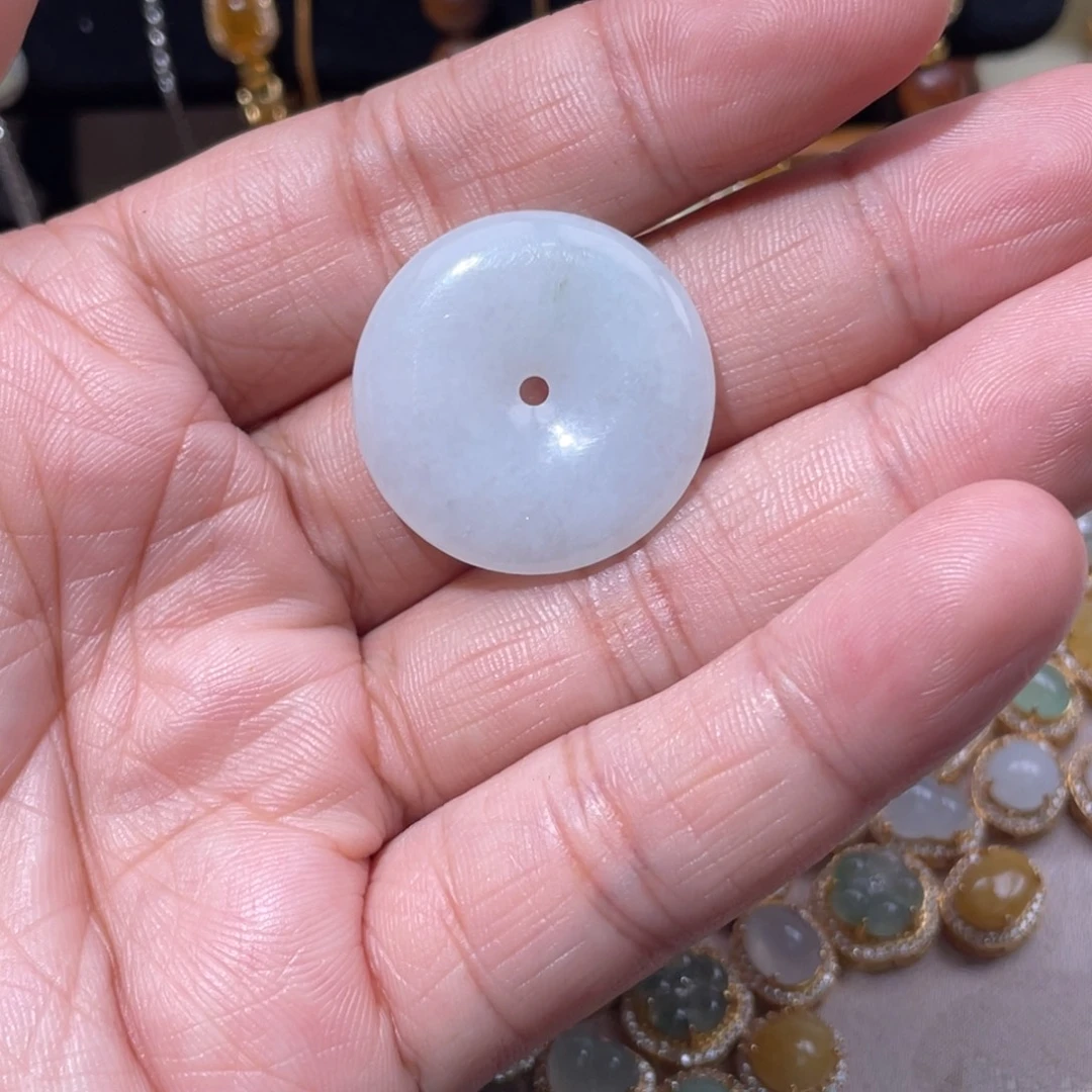 翡翠银S925镶嵌颈饰