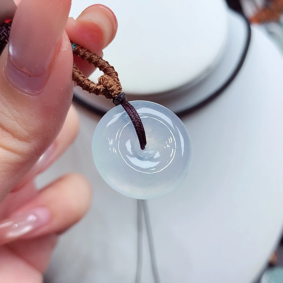 翡翠未镶嵌颈饰翡翠9，19.3/5.5