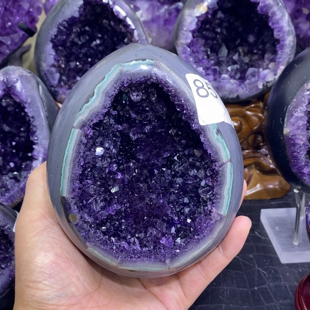 珠宝半成品未镶嵌紫晶857