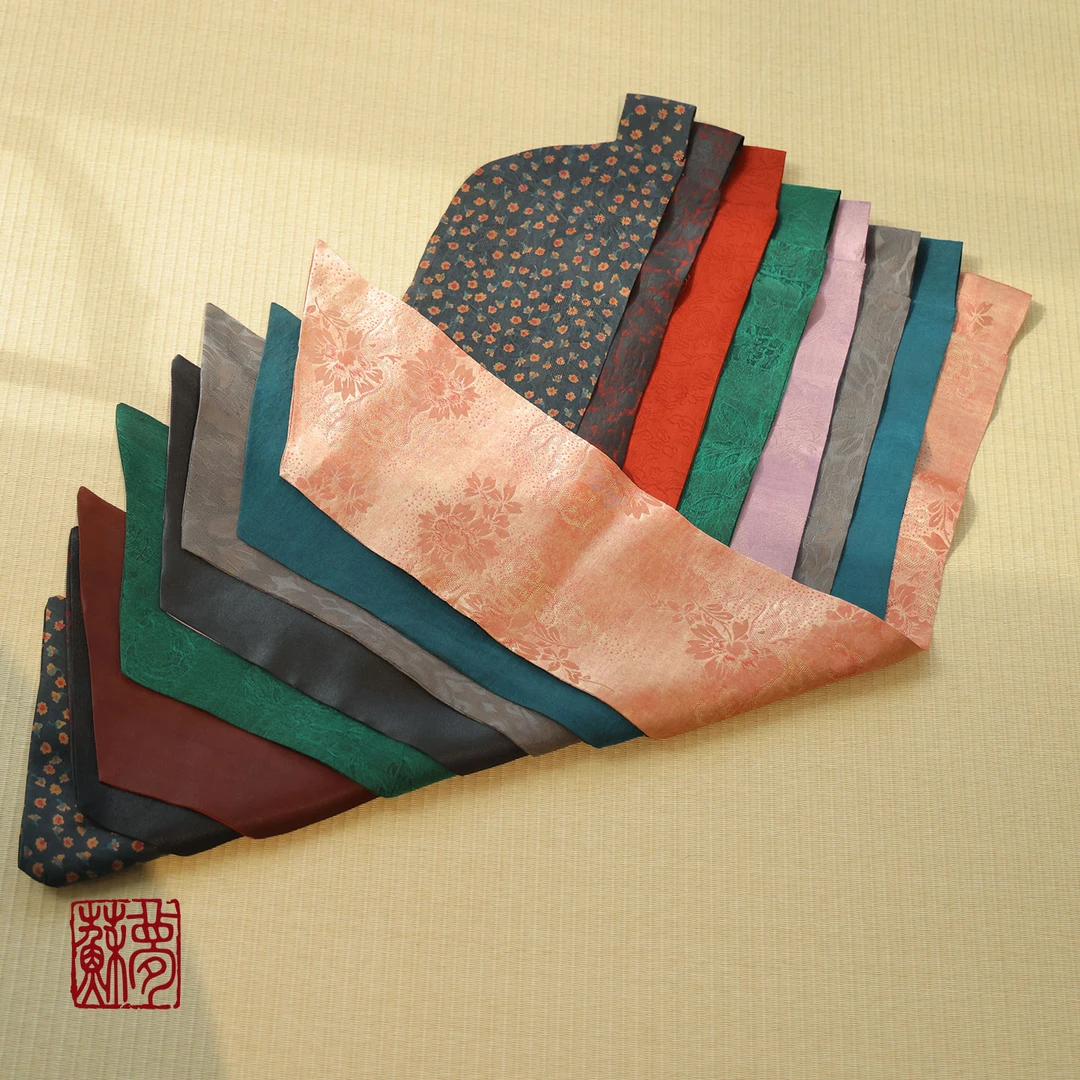 {苏梦}百搭不规则领巾新中式气质百搭女士国风丝巾0504091