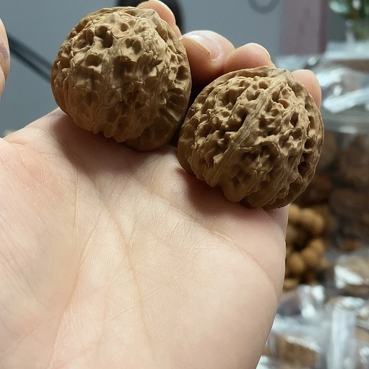 把件文玩核桃37白狮子