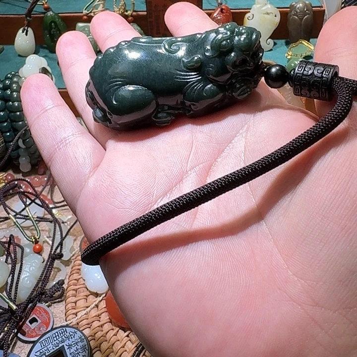 和田玉（青玉）未镶嵌挂件