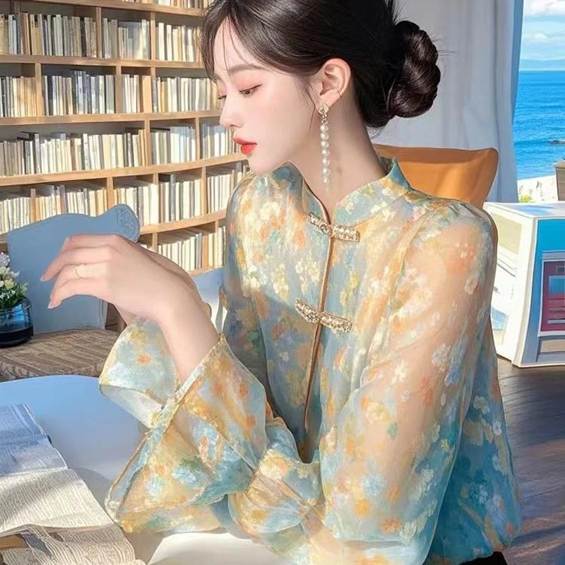 2025春秋爆款新中式气质国风女装衬衫时尚百搭高级感个性休闲上衣