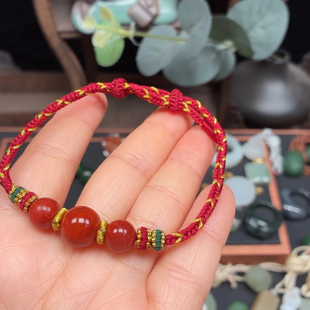 A****南红玛瑙未镶嵌手链