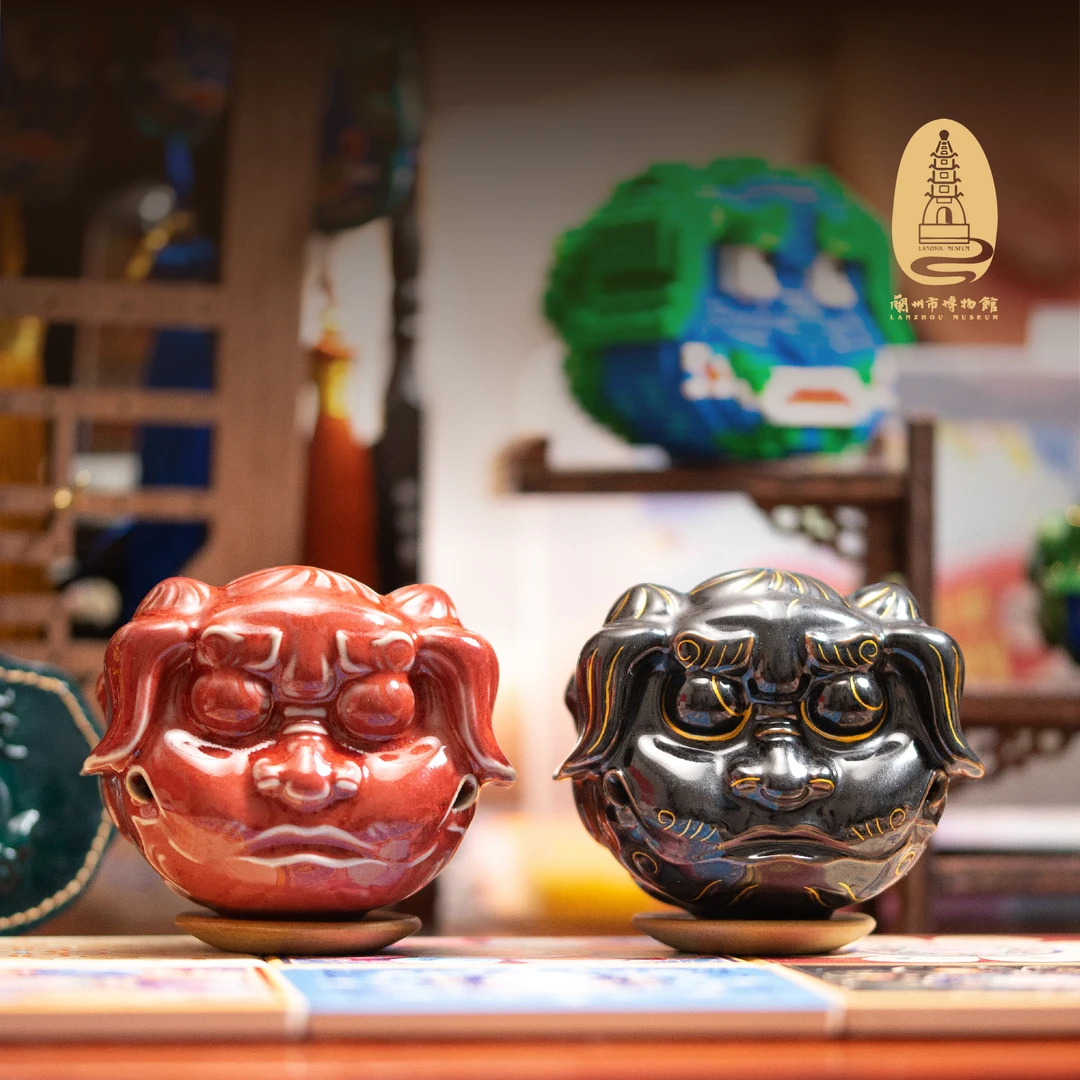 兰州市博物馆文创 × 兰小五钧瓷香炉 工艺品家居摆件特色文创精品