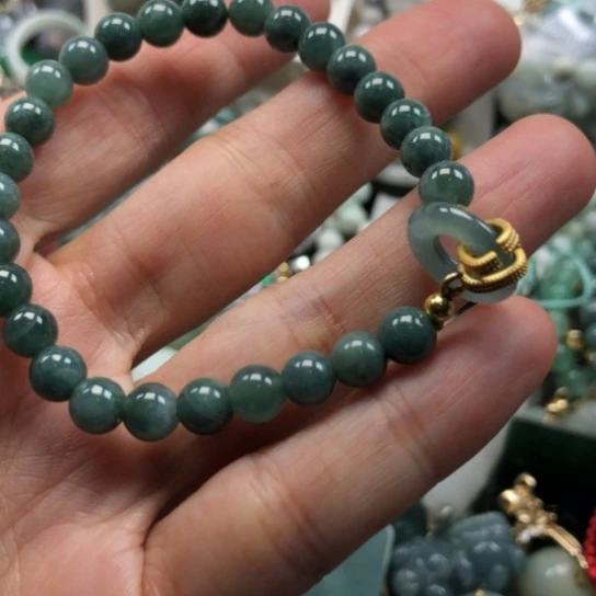 颈饰未镶嵌翡翠翡翠