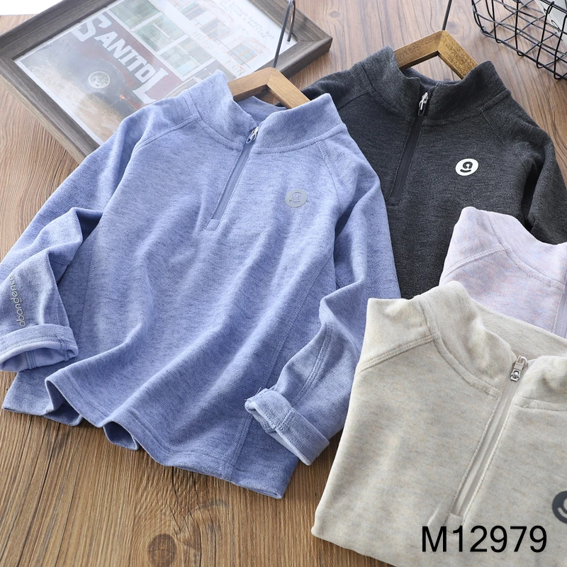 【MIEVE DUCK】秋冬拉链衫百搭卫衣打底12979