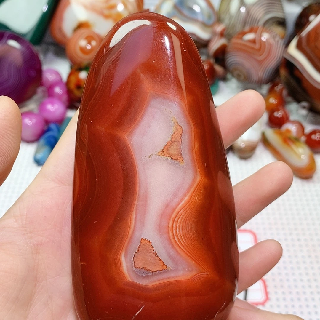 木***言玛瑙/玉髓未镶嵌珠宝奇石