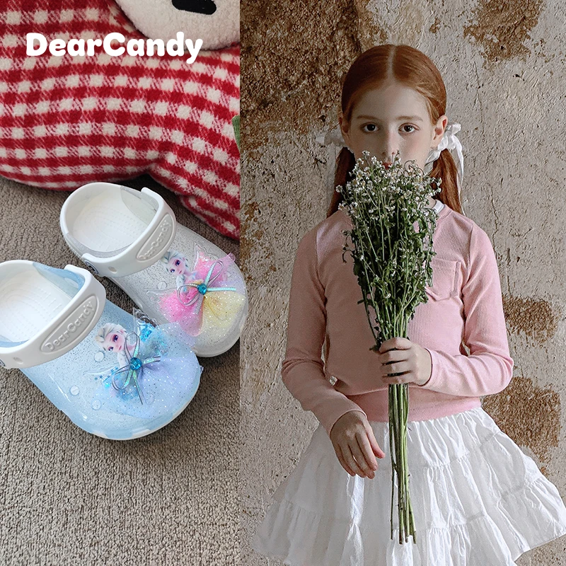 DearCandy亲子款爱莎EVA防滑沙滩软底洞洞鞋童鞋韩系2111