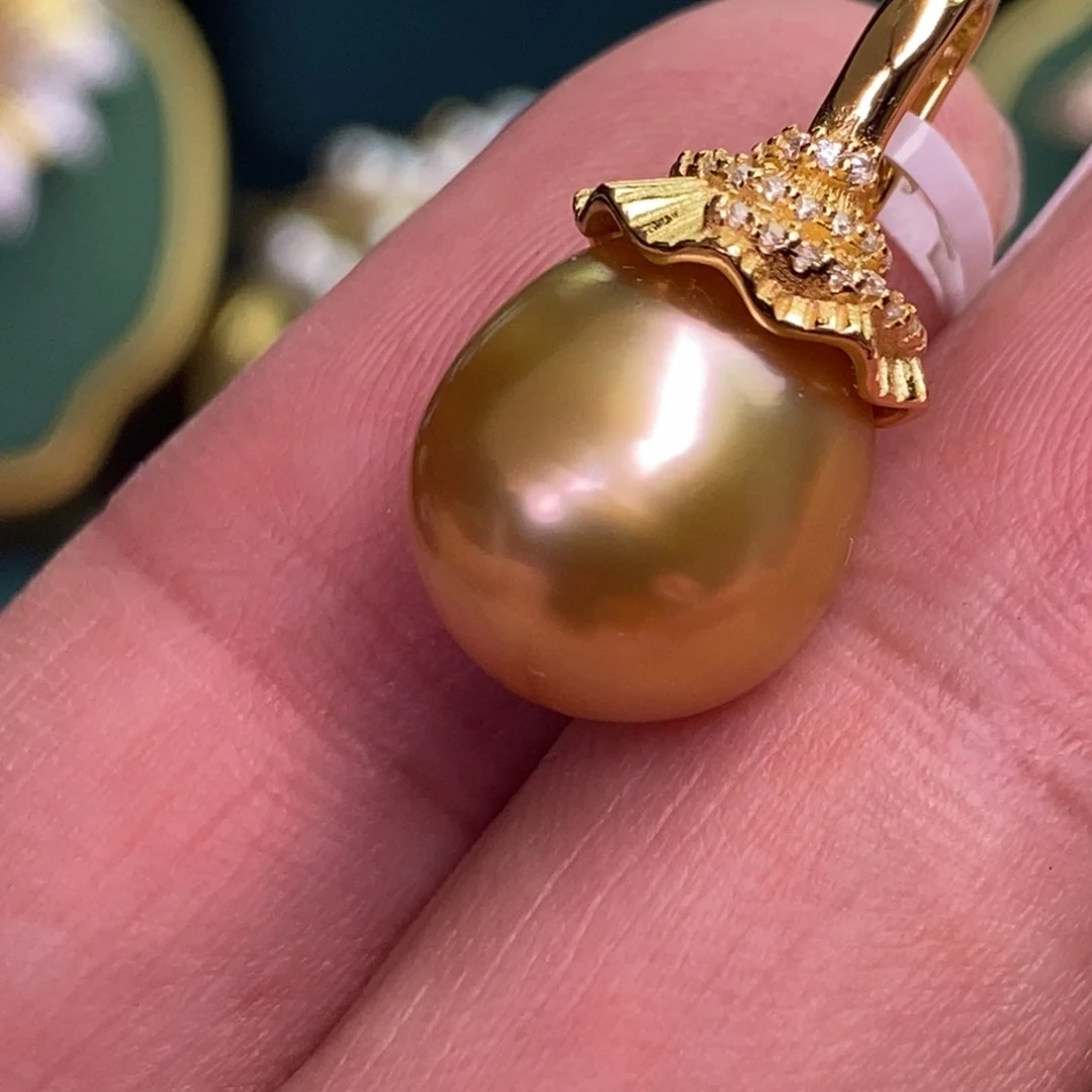 颈饰银S925镶嵌海水珍珠