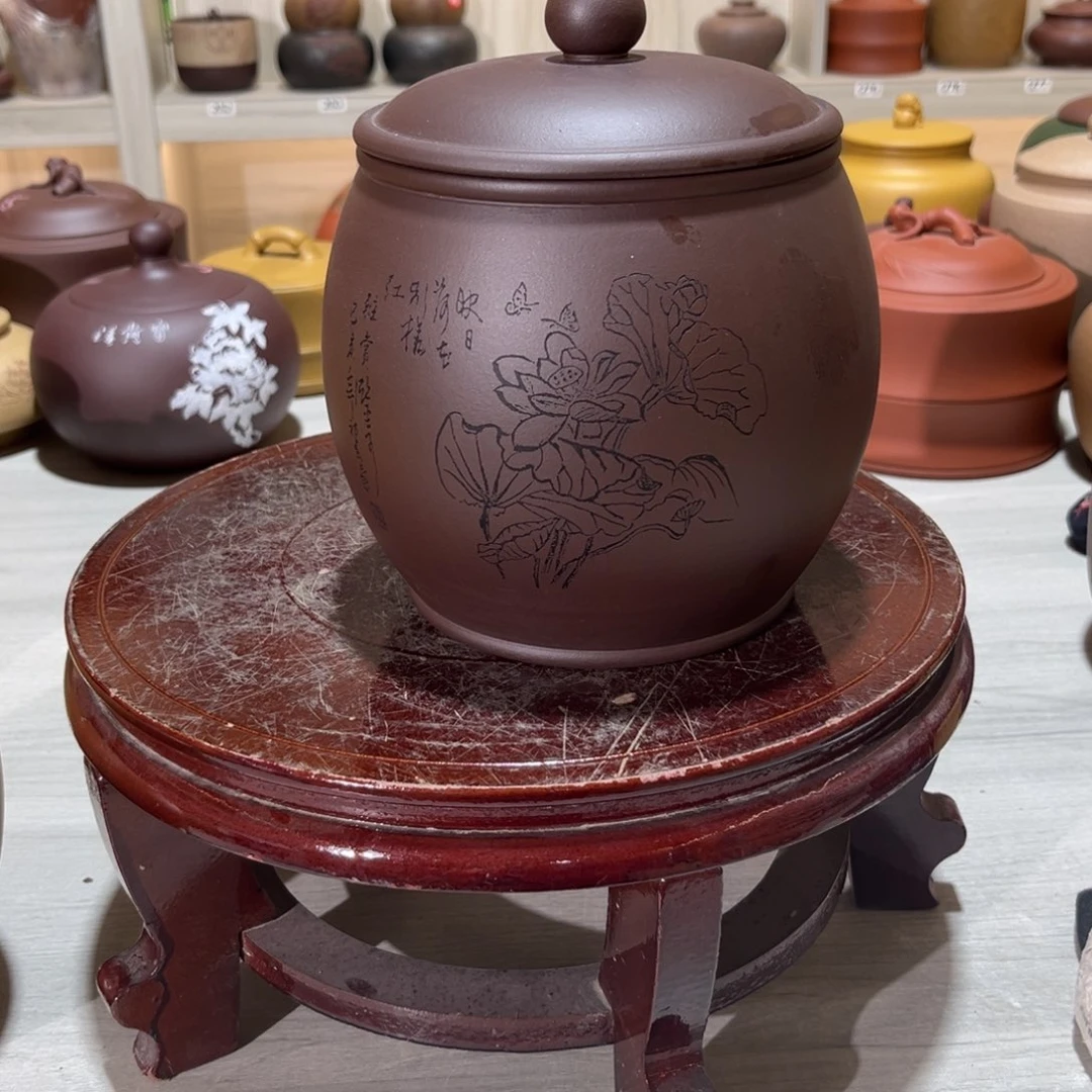 紫砂茶叶罐紫砂罐