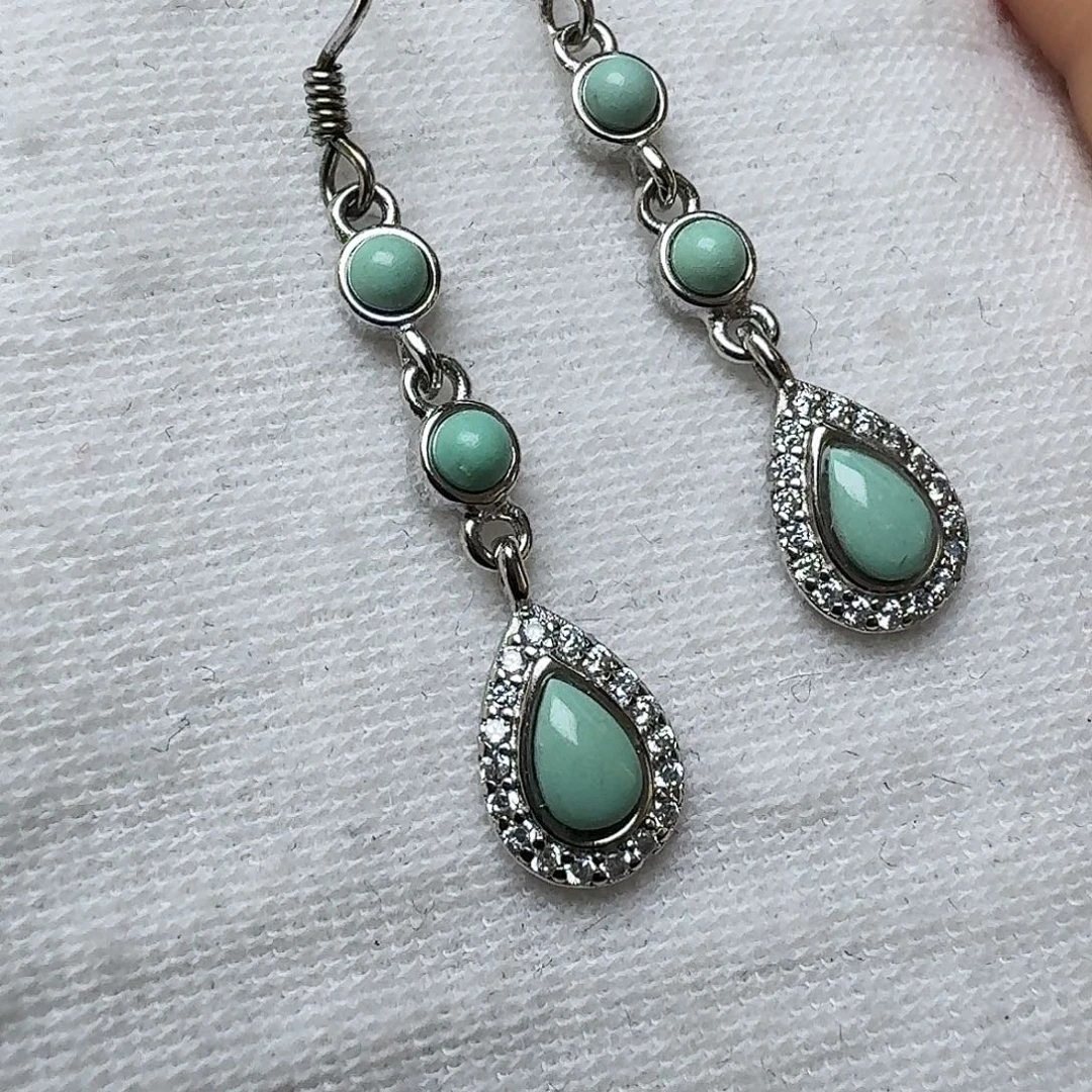 绿松石银S925镶嵌珠宝奇石