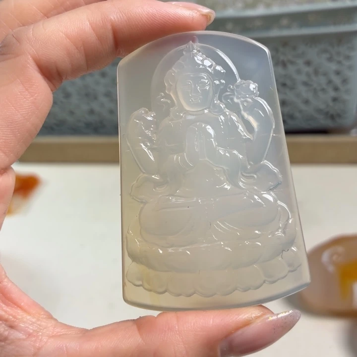 玛瑙/玉髓未镶嵌吊坠(不含链)