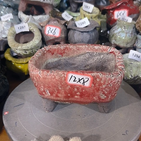 粗陶花盆手工花盆制作