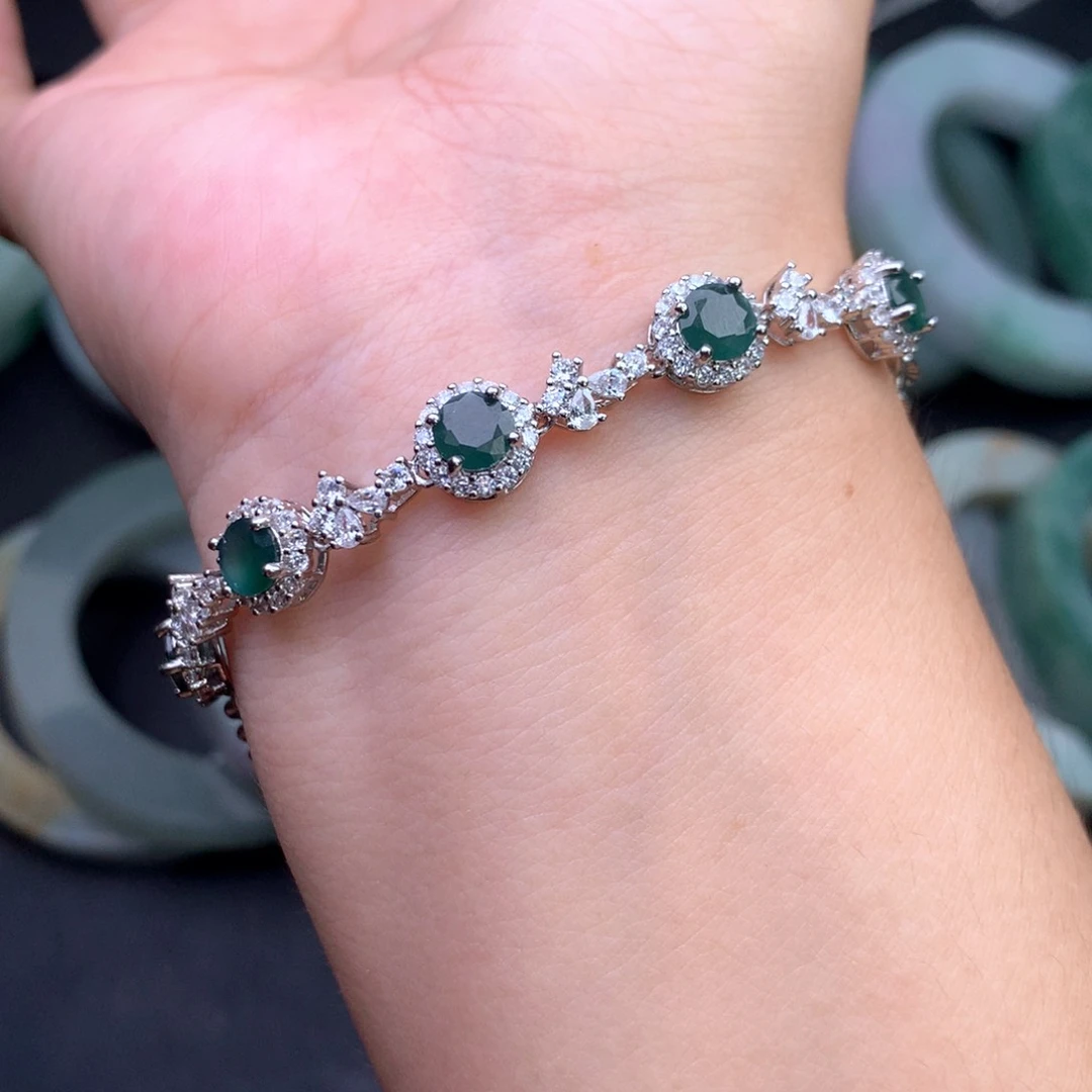 未镶嵌手链翡翠手链