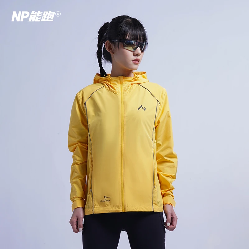 【秋冬上新】NP能跑男女跑步越野夜光风壳外套防风雨户外徒步