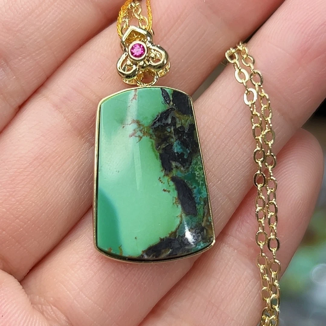 绿松石珠宝奇石未镶嵌