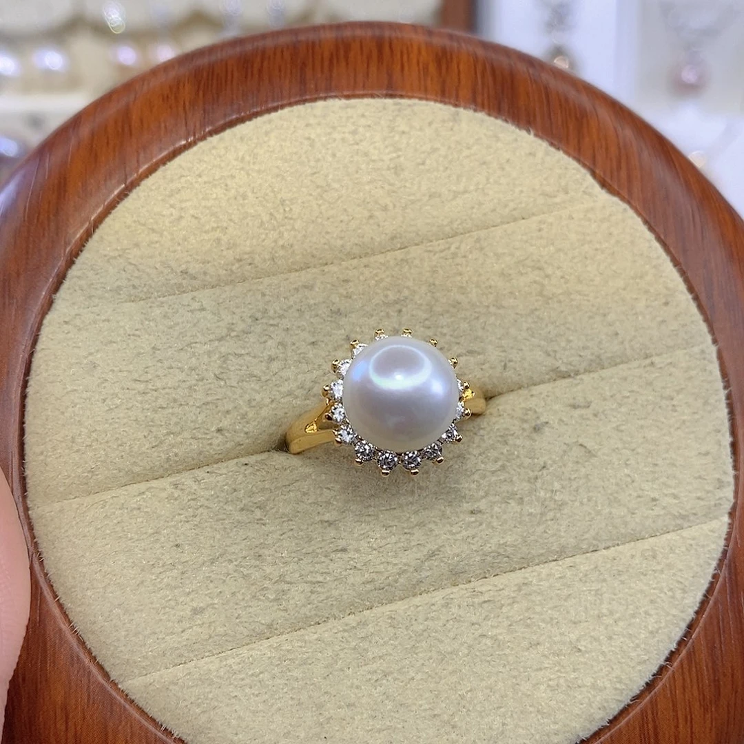 戒指合金淡水珍珠F