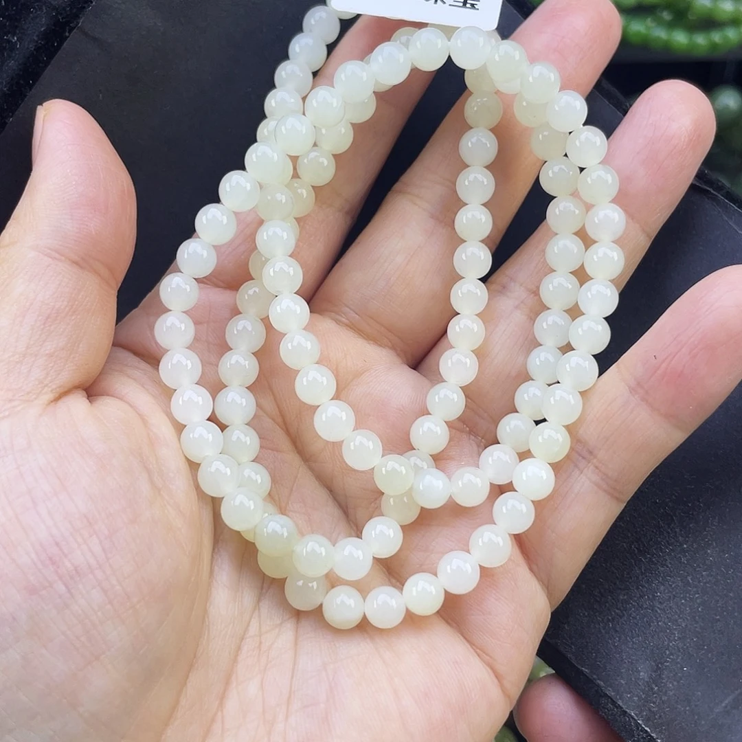 和田玉未镶嵌手链