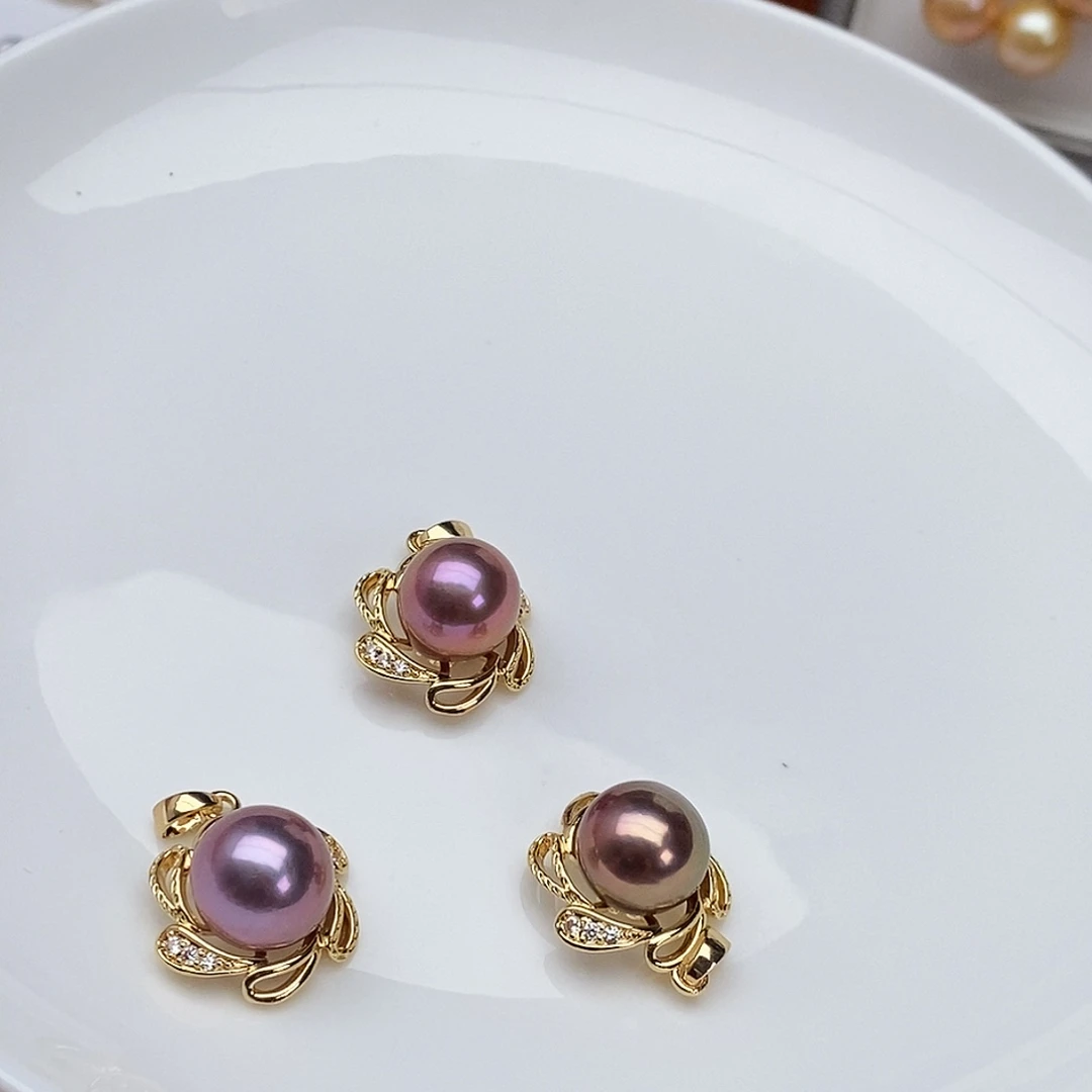 颈饰合金淡水珍珠