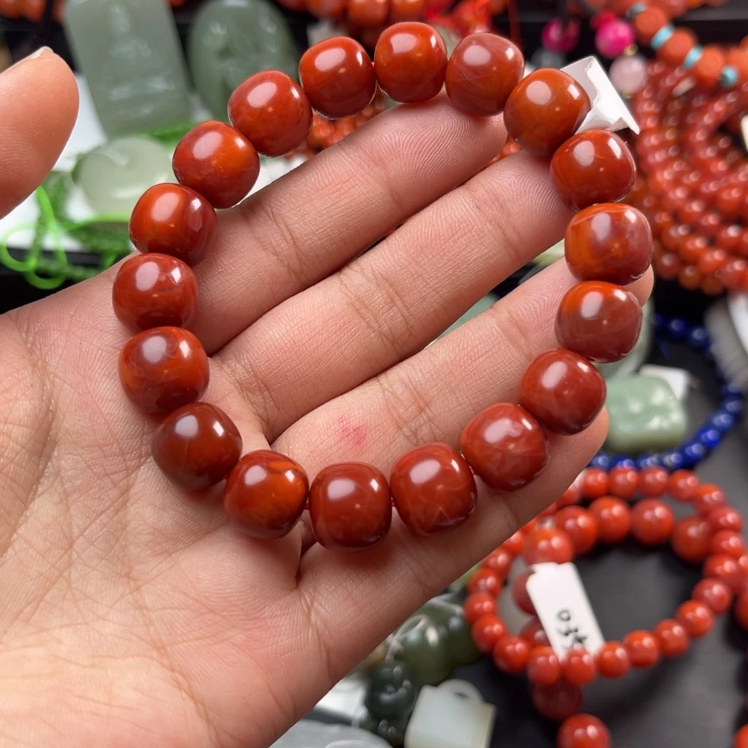 南红玛瑙未镶嵌珠宝奇石12*