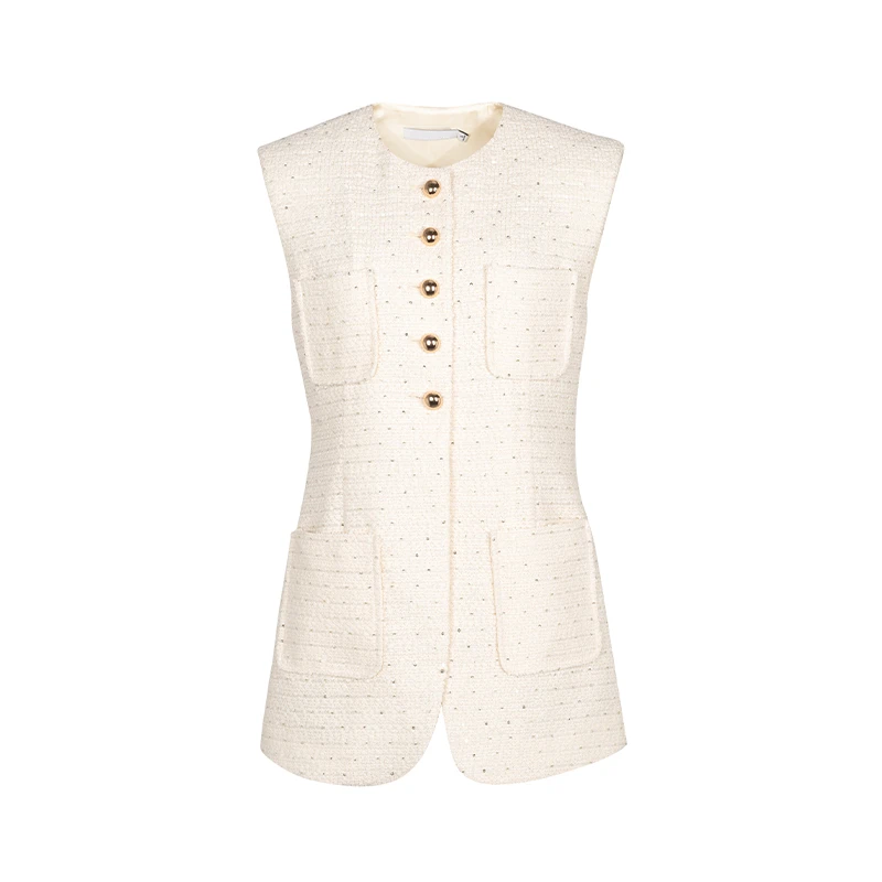 【小余专属】商场同款春秋新品收腰复古小香风马甲N011A41024