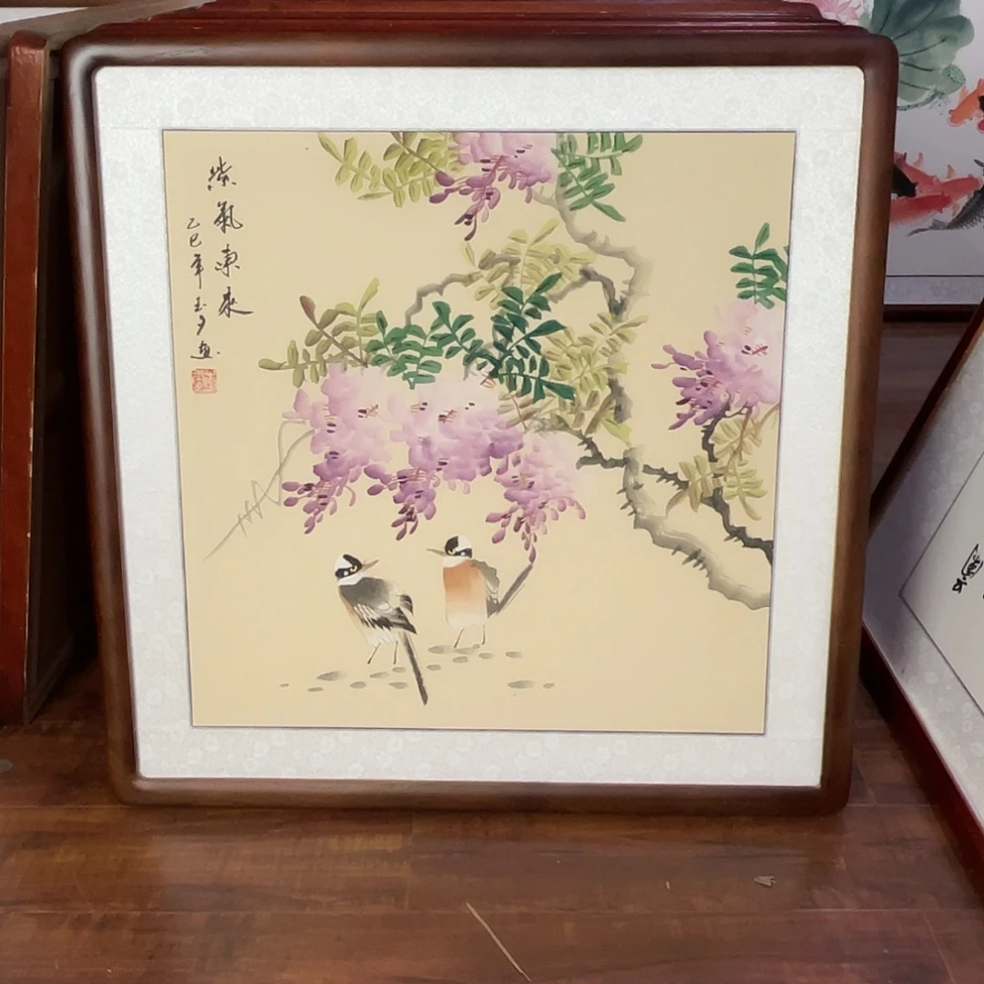 国画带框尺寸63*63厘米