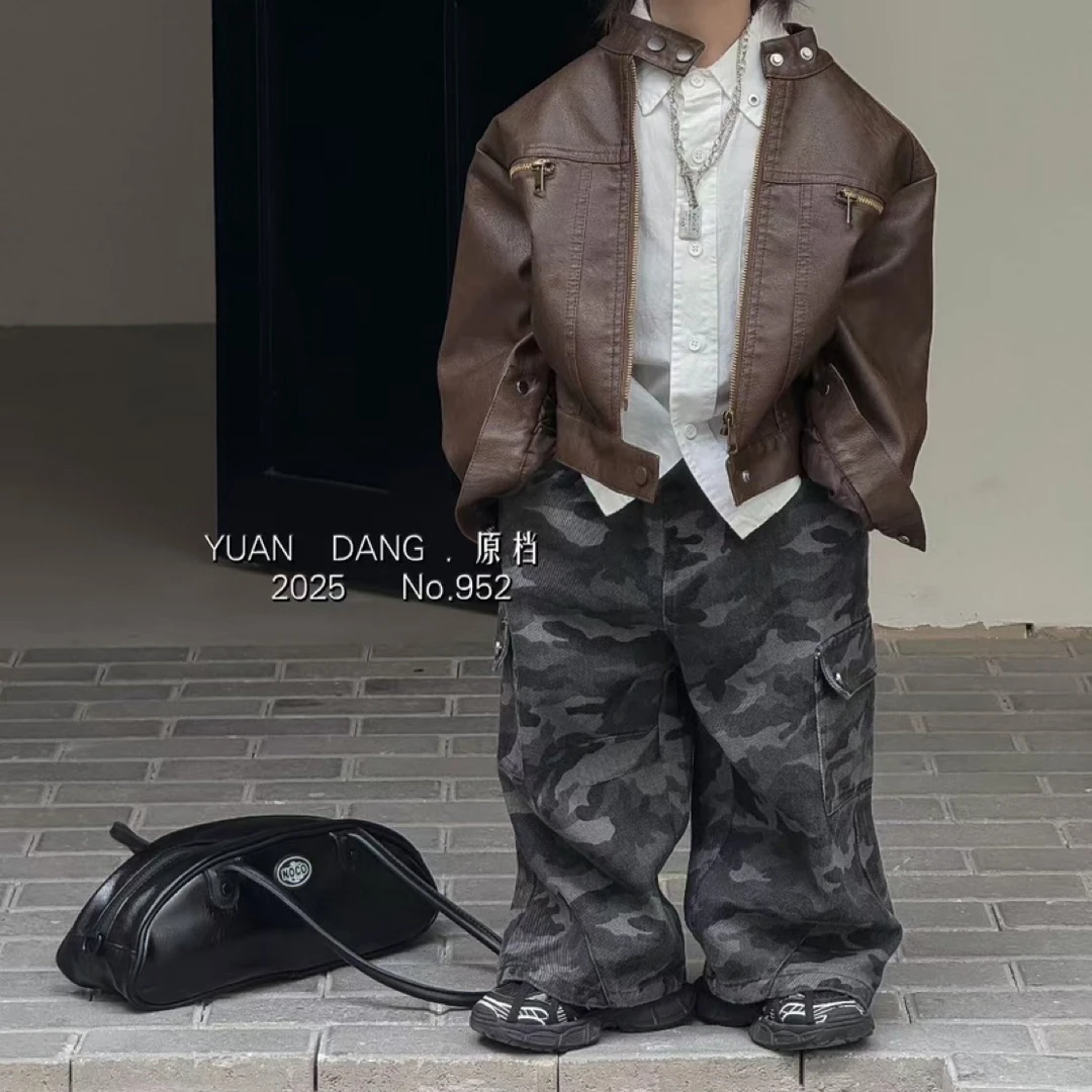 牛仔裤男春季长裤B类松紧带2025年秋季秋季中腰