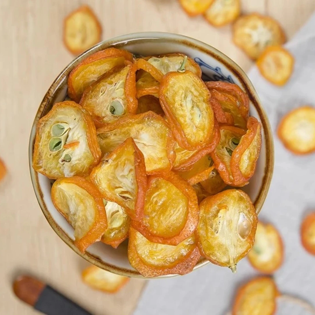 庐山纯手工晒干金桔片