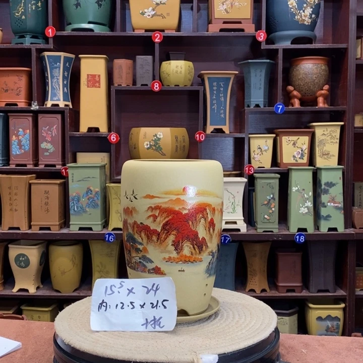 紫砂花盆紫砂艺术