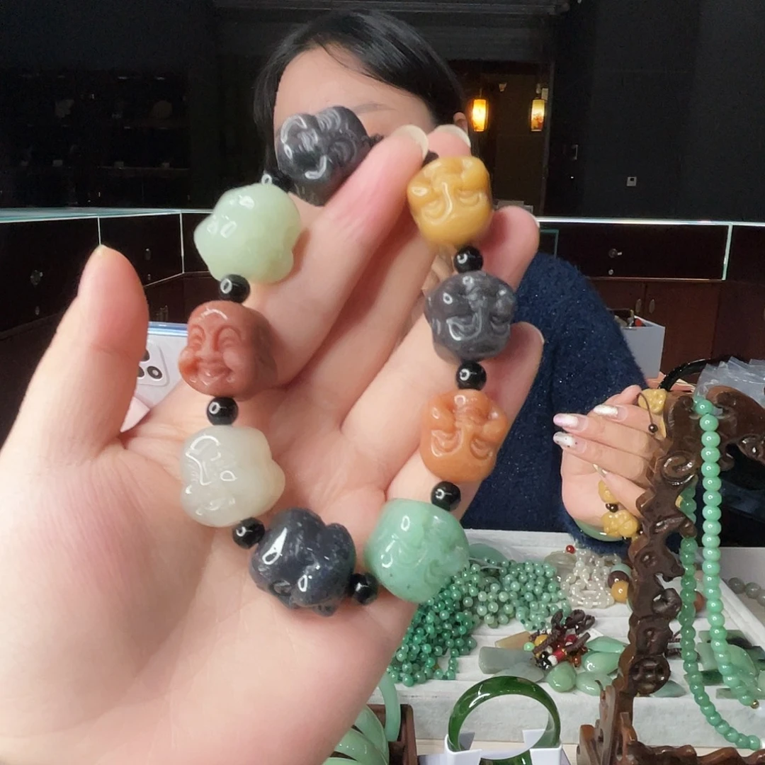 密玉（石英质玉）未镶嵌颈饰