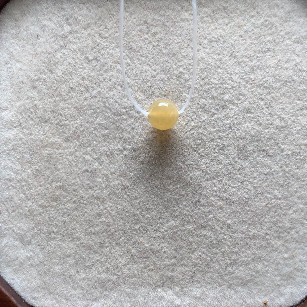 未镶嵌手链翡翠黄翡6.8mm