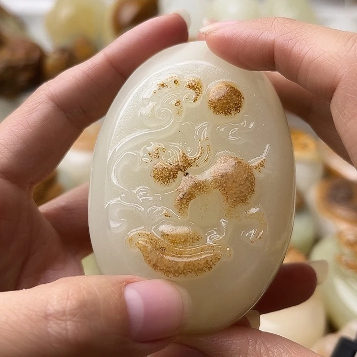 石材古青石不退换兔