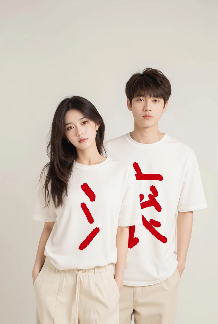 夏季滚字恶搞文字t恤男女情侣装上衣网红洋气炸街纯棉宽松短袖T恤