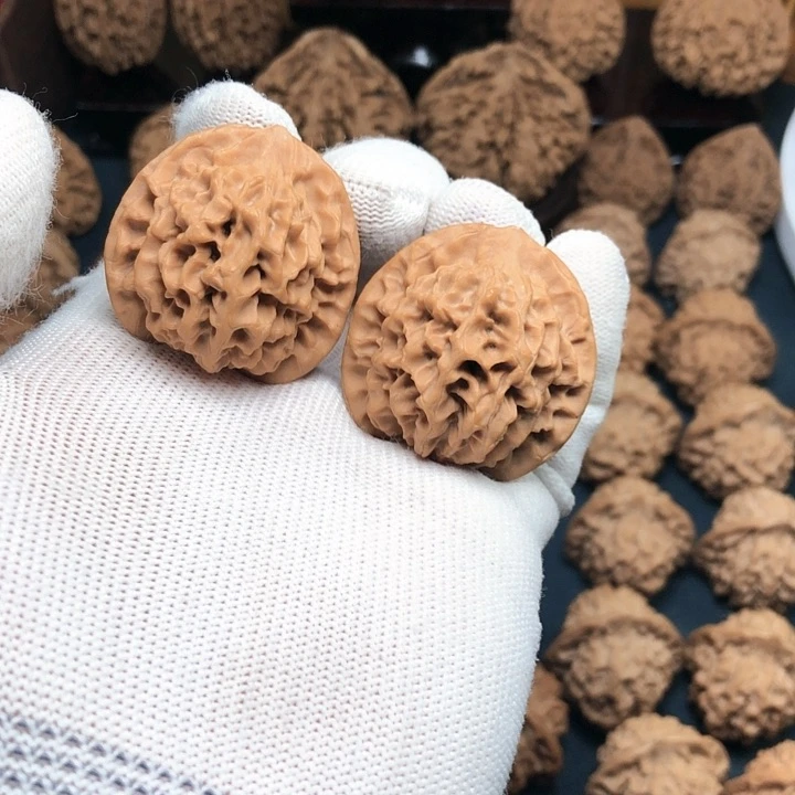 桃核把件肆*玖秦闷狮子头精品文玩核桃